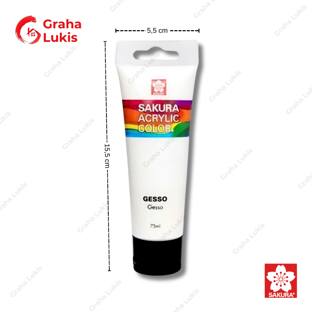 

Sakura Acrylic Medium 75ml Gesso