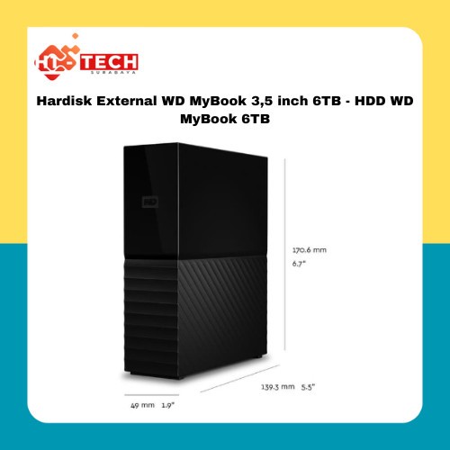 Hardisk External WD MyBook 3,5 inch 6TB - HDD WD MyBook 6TB