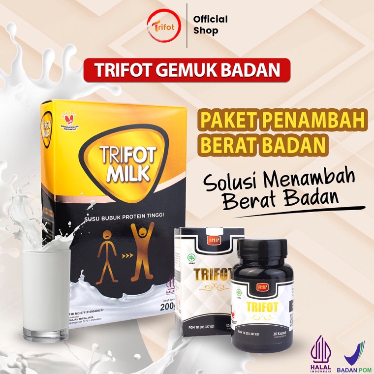 

➥ SPECIAL PROMO Trifot Isi 30 Kapsul Free 1 Box Susu Gemuk TrifotMilk 200gr ct0ra