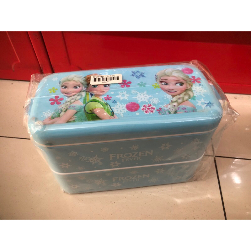 Tempat makan anak Model Frozen 2 Tingkat