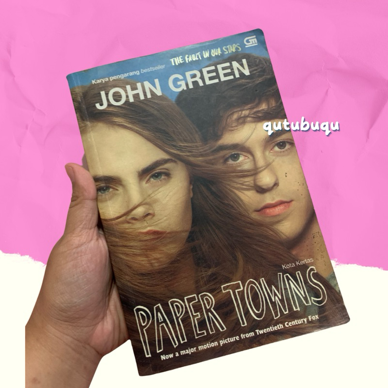 Buku Ori Preloved : Paper Towns by John Green [Buku Bekas Ori/Novel Bekas Ori]