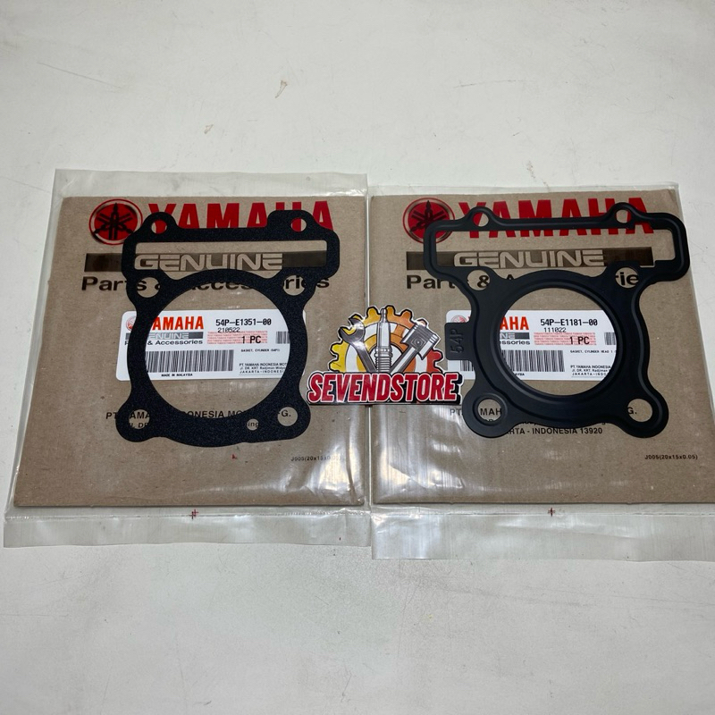 Gasket perpak packing blok seher head cop 54P Mio j Soul GT Fino Fi X Ride Original YGP