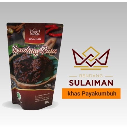 

Rendang Paru (250 gr) Rendang Sulaiman