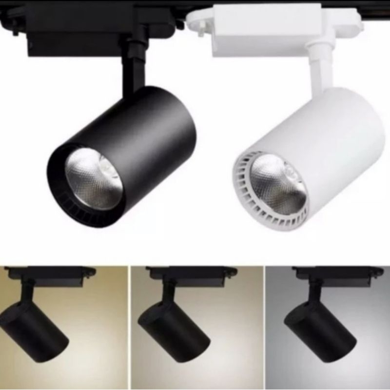 Lampu LED Tracklight COB 10 Watt 4000K Natural White Hideki