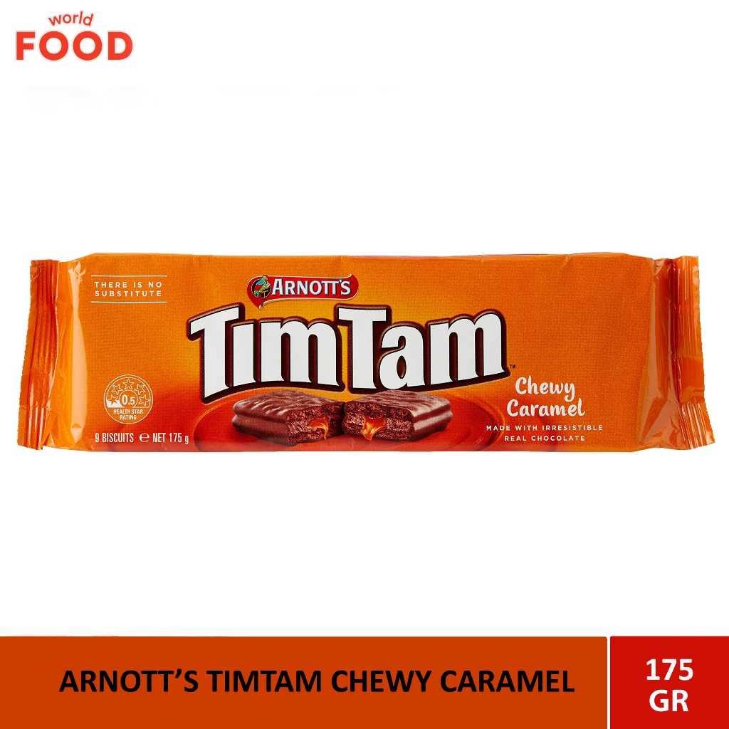 

ARNOTT'S TIM TAM CHEWY CARAMEL 175GR