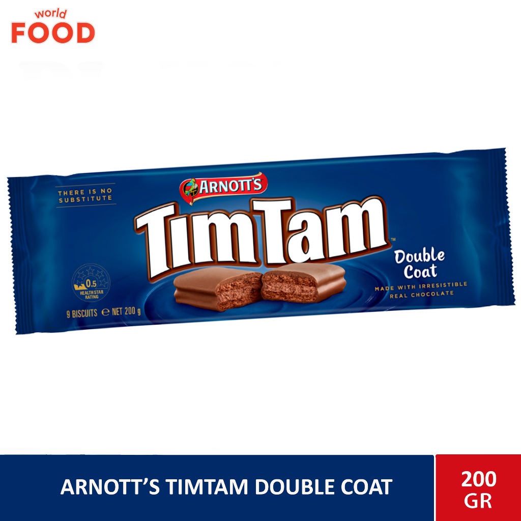 

ARNOTT'S TIM TAM DOUBLE COAT 200GR