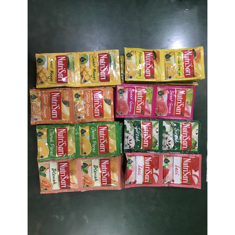 

OW52 NUTRISARI 1 Renteng 10 pcs Nutri Sari 3980
