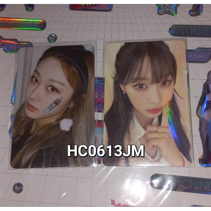 Photocard aespa Giselle epoxy sg22 tuspi