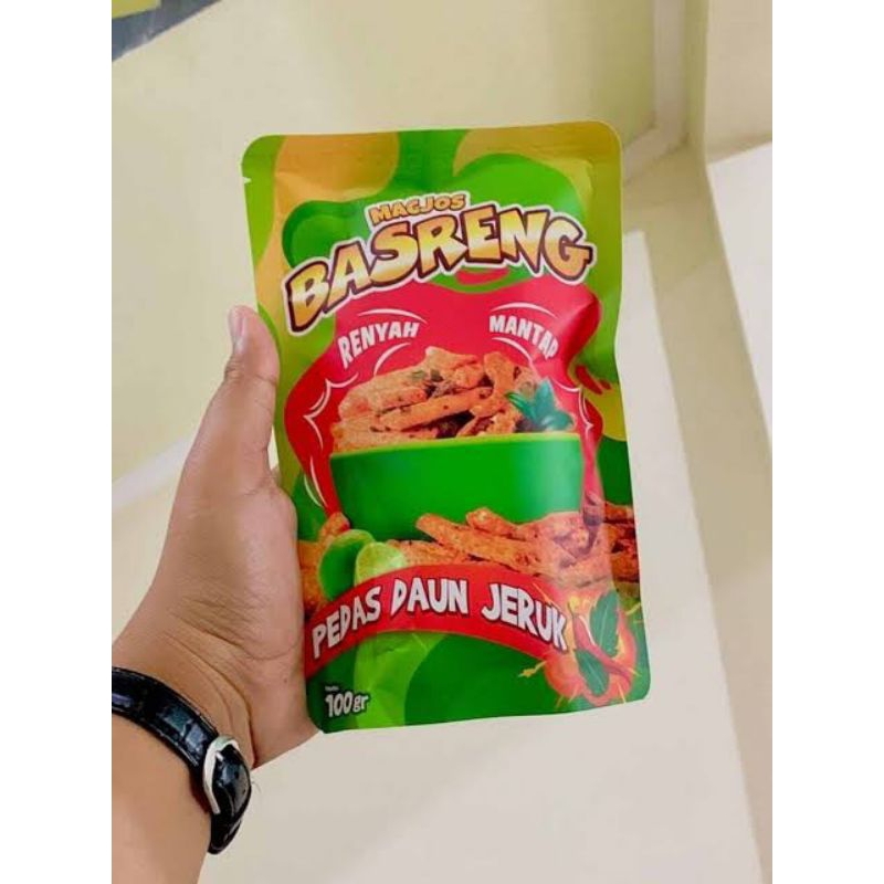 

Macjos Basreng Rasa pedas daun jeruk