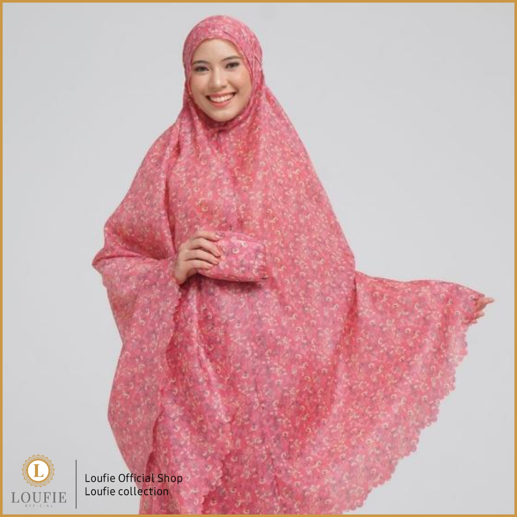 Loufie - Mukena Dewasa Travel Motif Mini Pouch