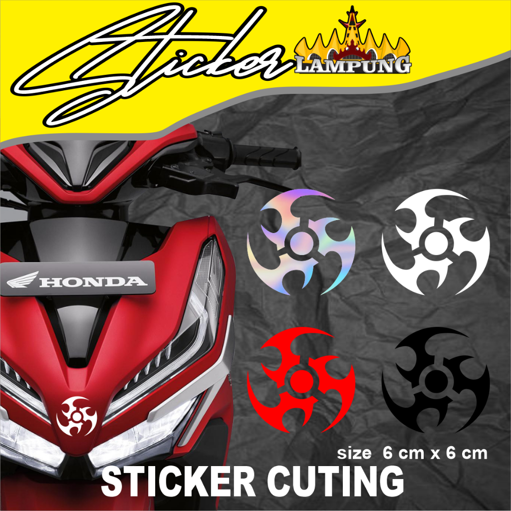 STIKER CUTING LOGO NINJA STIKER LOGO KEREN COCOK UNTUK COVER MOTOR  STIKER LOGO BERKUALITAS
