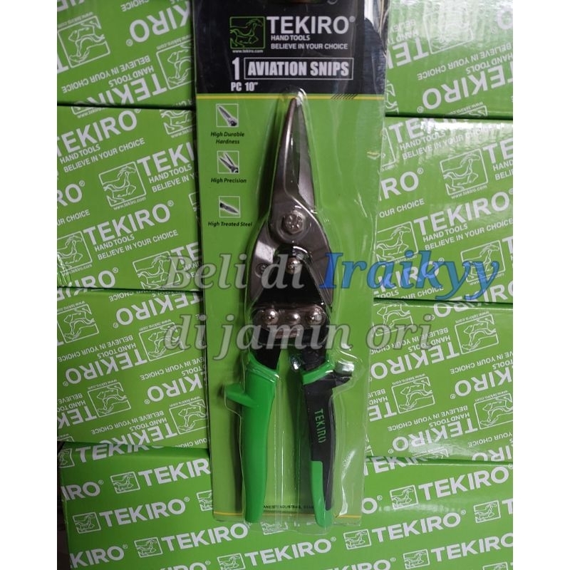 TEKIRO GUNTING SENG AVIATION SNIPS 10 INCH Gunting baja ringan / gunting plat GUNTING SENG TEKIRO 10