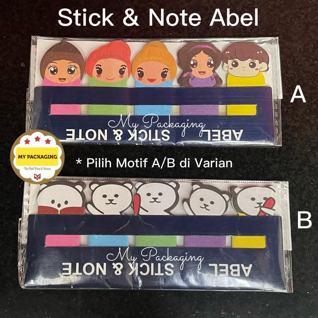 

Stick & Note Abel 5 Warna dan Gambar (per warna isi 20 lembar)