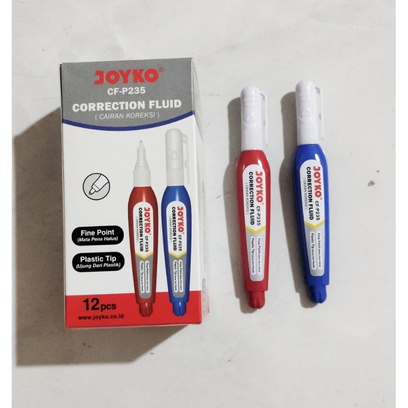 

Tipe-X Tipex Tip-Ex Cair JOYKO CF-P235 Correction Fluid Ujung Tip 1 pcs
