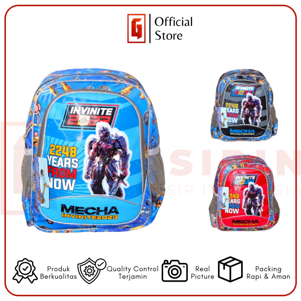 Grosirinaja.official Tas Ransel Sekolah Alto Karakter Anak Laki Laki PAUD TK