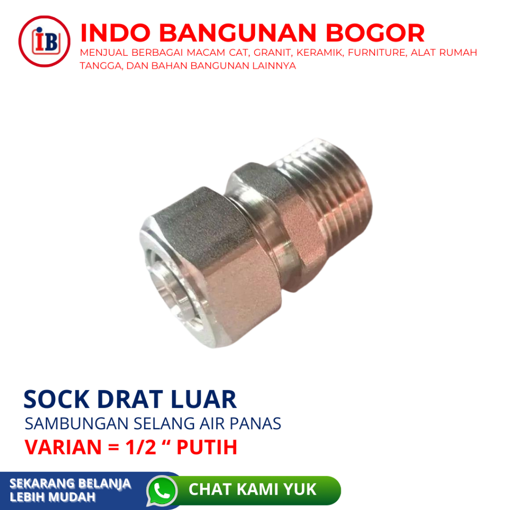 FRAP SOCK DRAT LUAR / SAMBUNGAN SELANG AIR PANAS