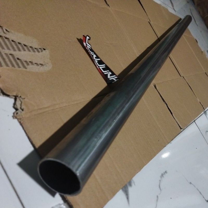 pipa bahan knalpot mobil P. 180 cm x OD.42 mm x Tebal 1 mm bahan monel