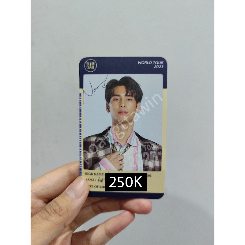 PHOTOCARD APO NATTAWIN KINNPORSCHE WTF