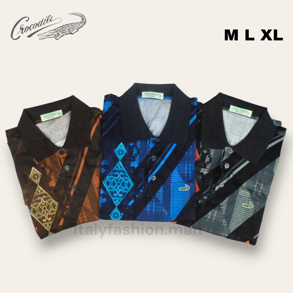 CROCODILE Kaos Polo Pendek Pria Original (Hijau) 0799