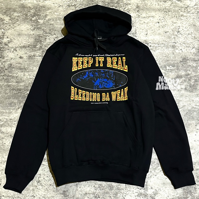 Keep It Real - Bleeding Da weak Hoodie - Black | Original Merchandise