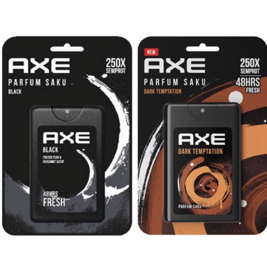 [17ML] Axe Parfume Saku / Axe Pocket Perfume Dark Temptation / Axe Black