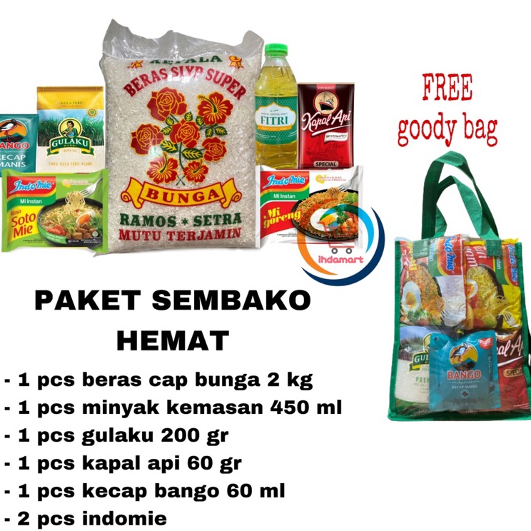 

RZRP8016 ✔✔SALE✔✔ Paket Sembako Murah / Hampers Pengajian / Santunan / Syukuran