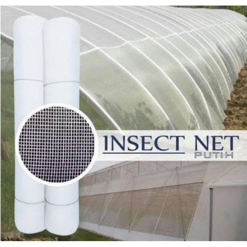 jaring kasa/jaring insechnet hijau dan puti/ dinding green house/ jaring tanaman