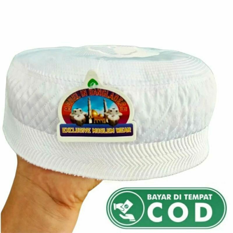peci putih bugis madinah