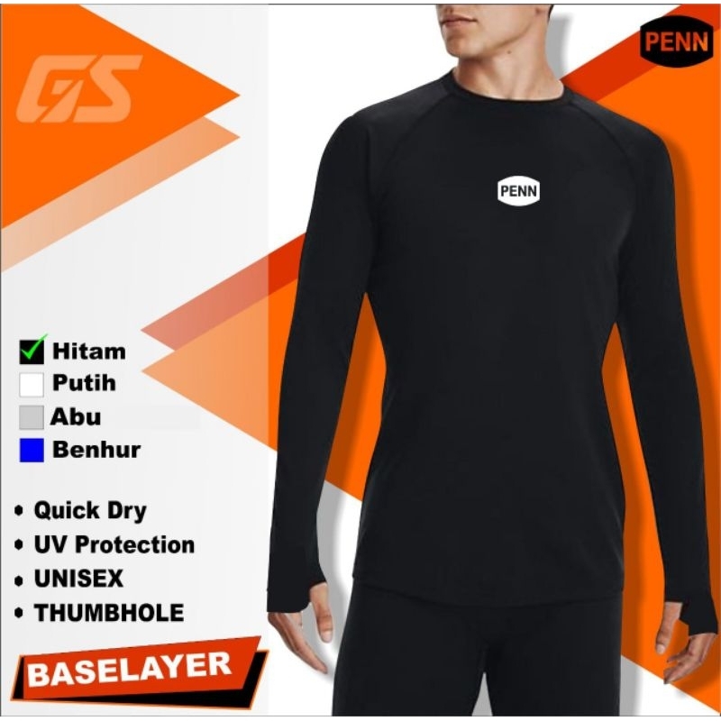 Jersey lengan panjang mancing pria wanita kaos olahraga