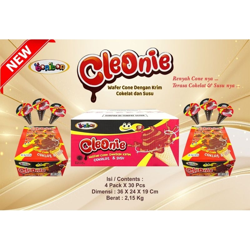 

1 Dus (4 Pak) Cleonie Wafer Cone