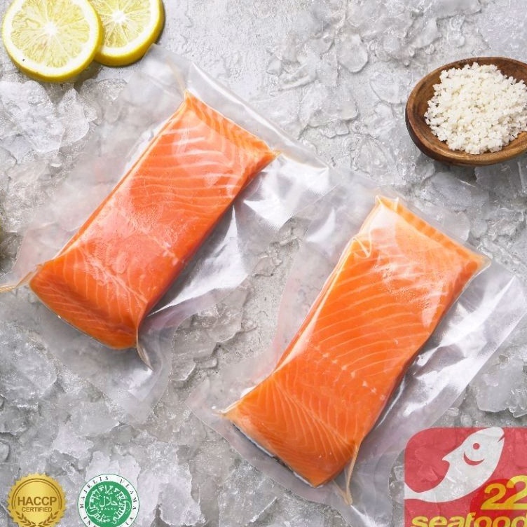 

JHVX9455 Jangan Sampai Kehabisan!!! Salmon Fillet 200gr Portion Cut Tengah / Premium Quality / Sashimi Grade / Seafood 22