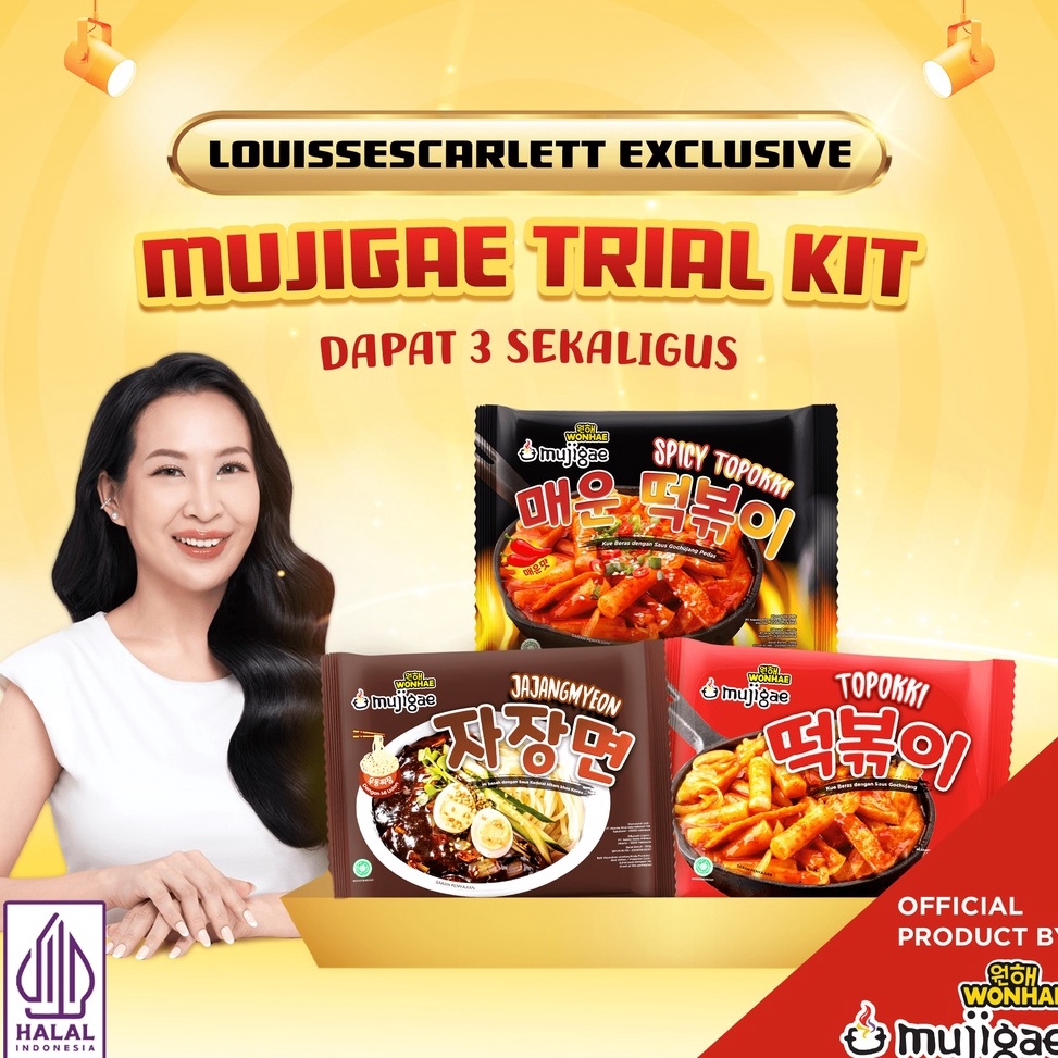 

BTLQ9904 PALING AMPUH>>> [Louisse Scarlett Exclusive] Mujigae Trial Kit