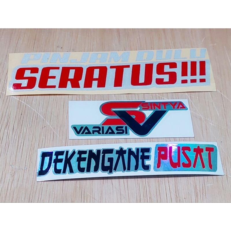 

STICKER PINJAM DULU SERATUS,DEKENGANE PUSAT STICKER VIRAL TERMURAH