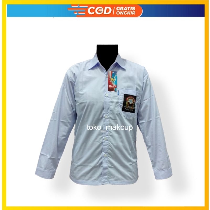 Baju SMA lengan panjang seragam sekolah seragam SMA