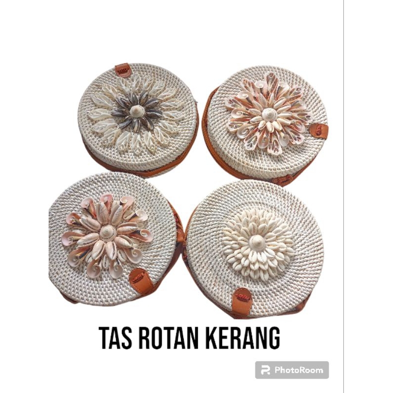 Tas Rotan Kerang/Tas Rotan Bali/Tas rotan Selempang