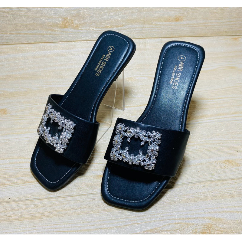 ABIRAMA SHOES Sandal tepek  wanita sandal Flat shoes wanita terbaru sandal selop terbaru