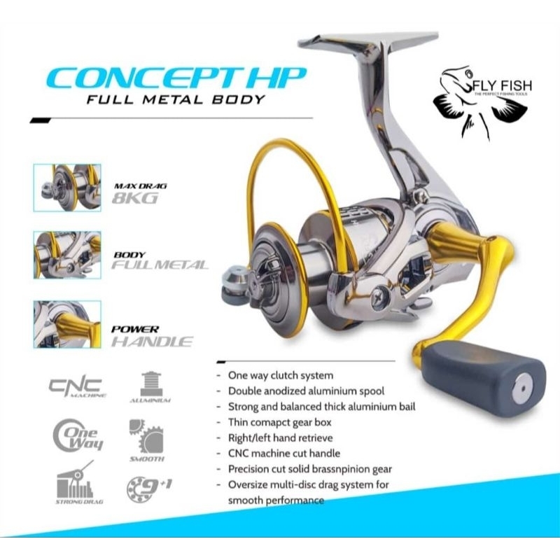 REEL PLY FISH CONCEPT METAL BODY 4000 6000