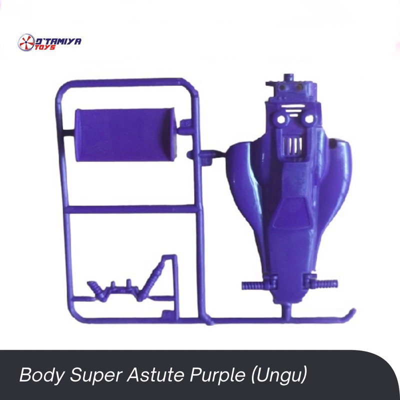Body Tamiya Super Astute Tamiya Purple Body Astute Ungu