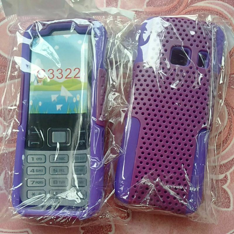 SILIKON/HARDCASE CASE CASING SAMSUNG C3322