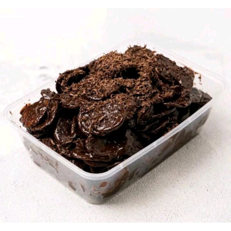 

kripik pisang Lumer full Coklat