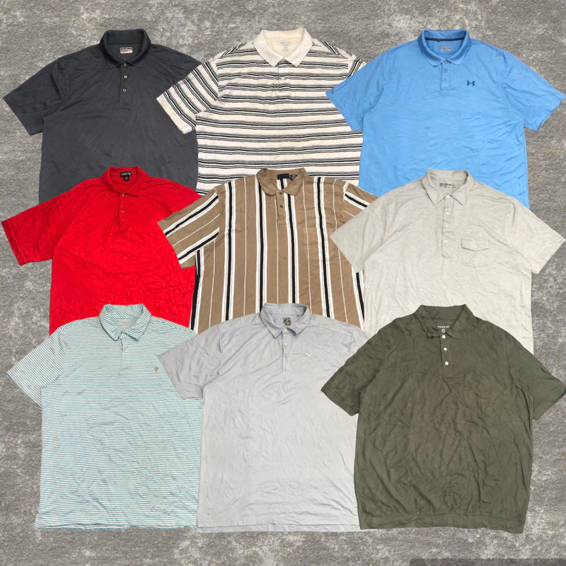 Kaos Kerah / Kaos Polo Big Size XL-3XL