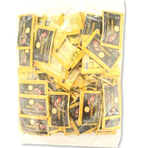 

Readii Stock Kikkoman Kecap Asin Khas Jepang HALAL Sachet | Kecap Asin 5ml 100pcs - Sushi Soy Sauce Get it now