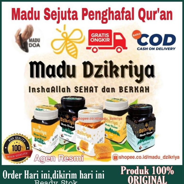 

[۞D98@] (Agen Resmi) Madu Dzikriya Original Madu Herbal Pahit / Dzikriya Herbal Super/ Madu Dzikriya Hutan pahit/ Manis/Sarang Bisa COD Madu Azzikra Az Zikra Dzikriya [54]