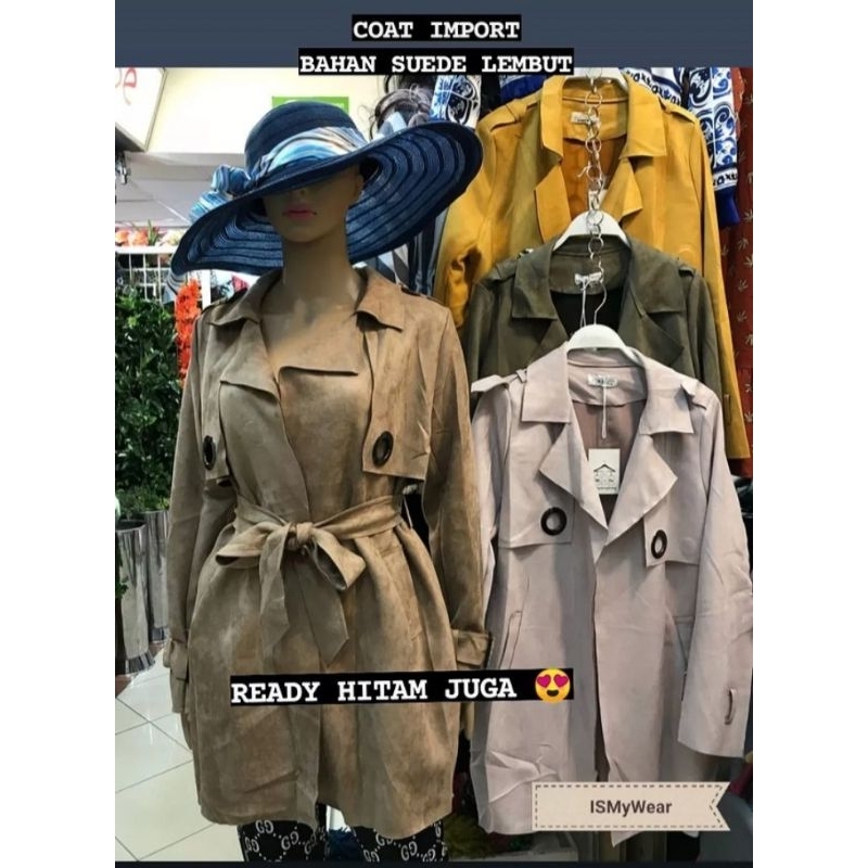 Blazer coat mat suede import