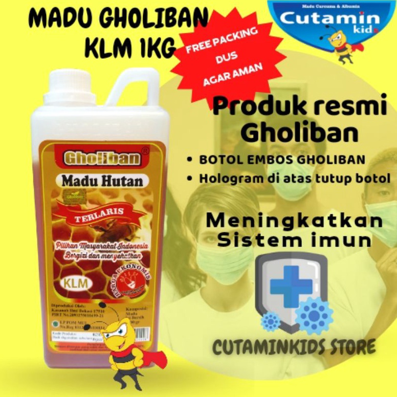 

[✉A56➤] MADU HUTAN KLM GHOLIBAN DAN MADU SAKINAH 1kg ASLI... PACKING... Stock Ada