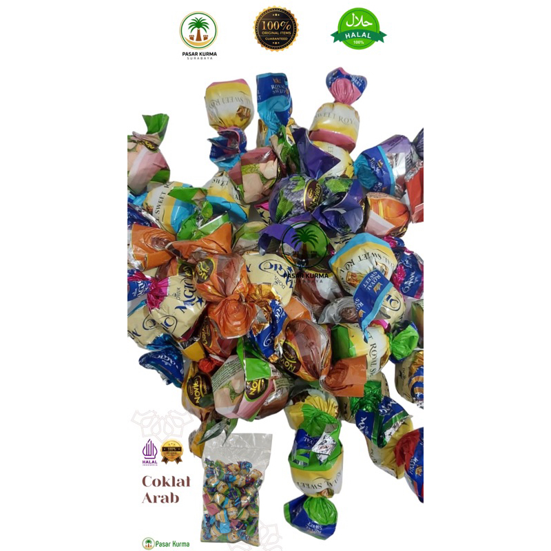 

Ukf5Pc6F4H (Kuliner.Kita) Coklat Arab 1Kg / Coklat Turki Atalita Truffle Mix 1Kg