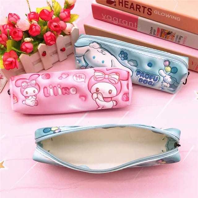 

POUCH TEMPAT PENSIL SANRIO 3D MOTIF MY MELODY CINNAMOROLL