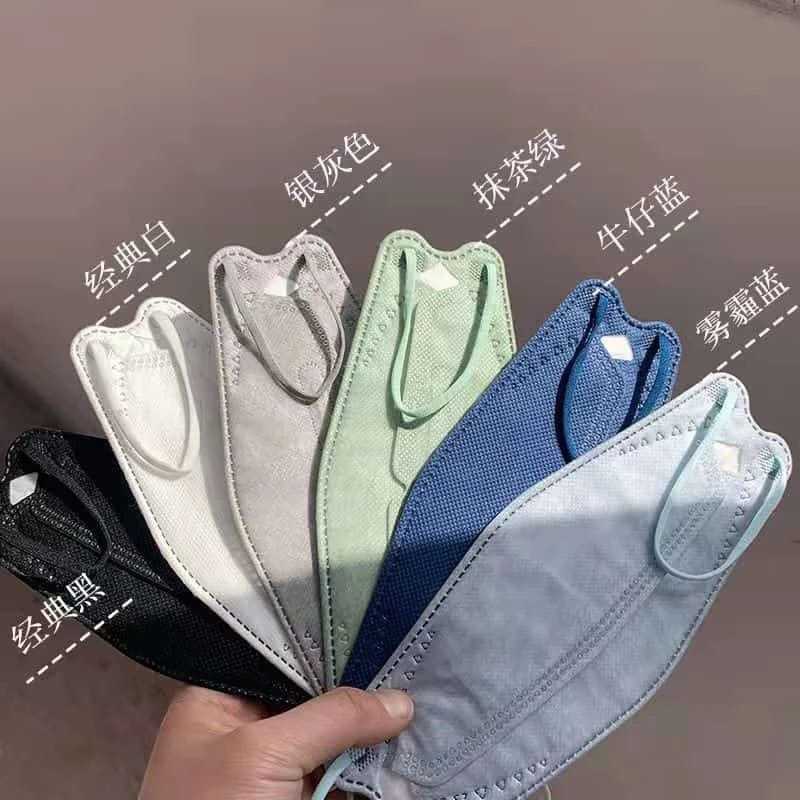 MASKER KF94 ISI 10 PCS LENGKAP WARNA / KF94 MIX WARNA / KF94 WARNA CAMPUR