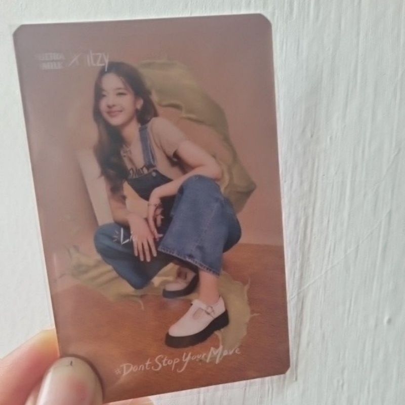 Ultra Milk X Itzy Photocard Lia #Lia #ITZY