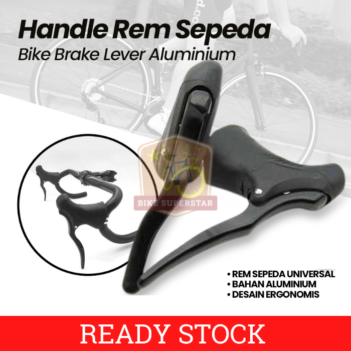Handle Rem Dropbar Alumunium Alloy Sepeda Fixie Fixed Gear Balap